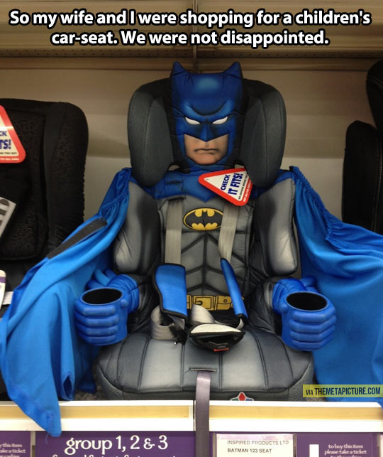 Shopping for a children’s car-seat…