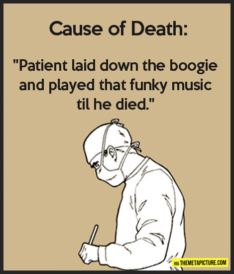 Cause of death…