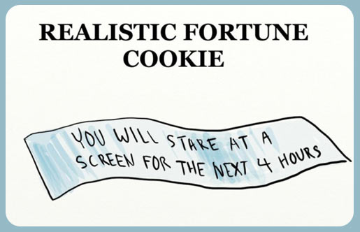 Realistic fortune cookie…