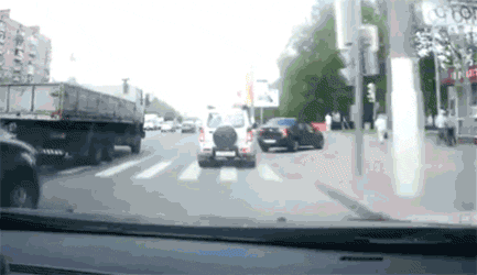 Worst scooter driver ever…