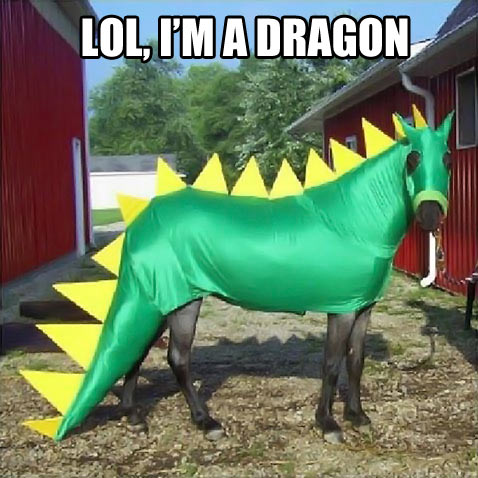 Dragon horse…