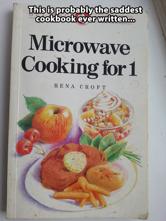 The saddest cookbook…