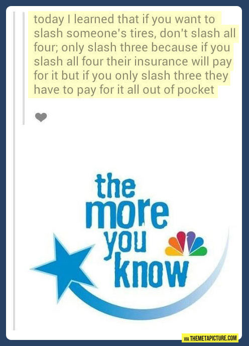 funny-slash-tires-three-insurance-pay