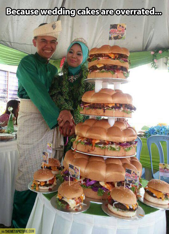 Wedding cakes are overrated…
