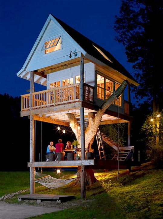 Amazing tree house for grown-ups…