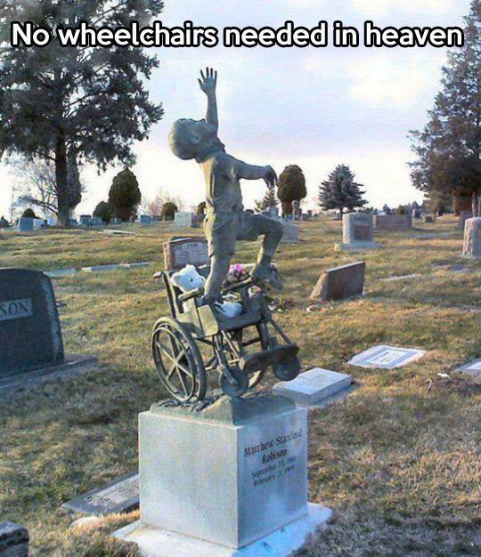 No wheelchairs needed…