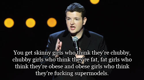 Kevin Bridges explains girls and obese girls…