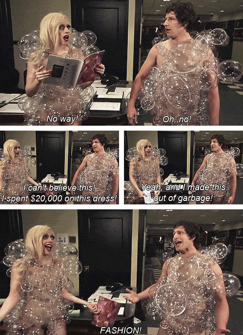 Lady Gaga and her fashion choices…