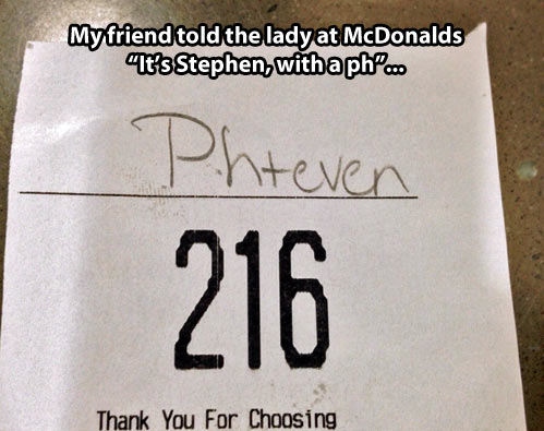 They take it seriously at McDonald’s…