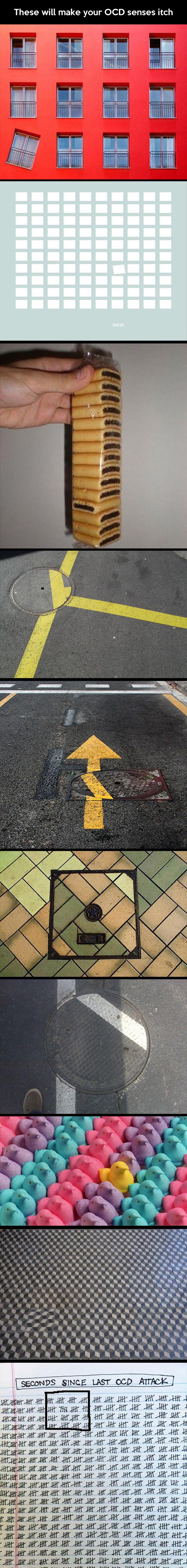 These will make your OCD senses itch…