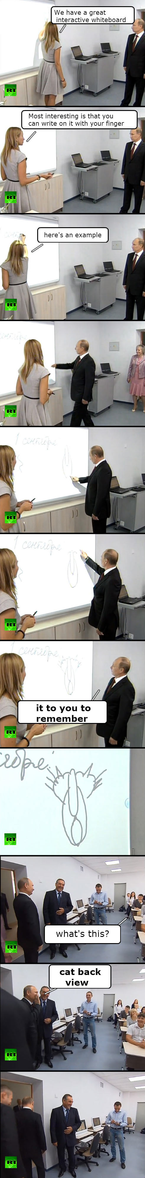 Putin the joker…