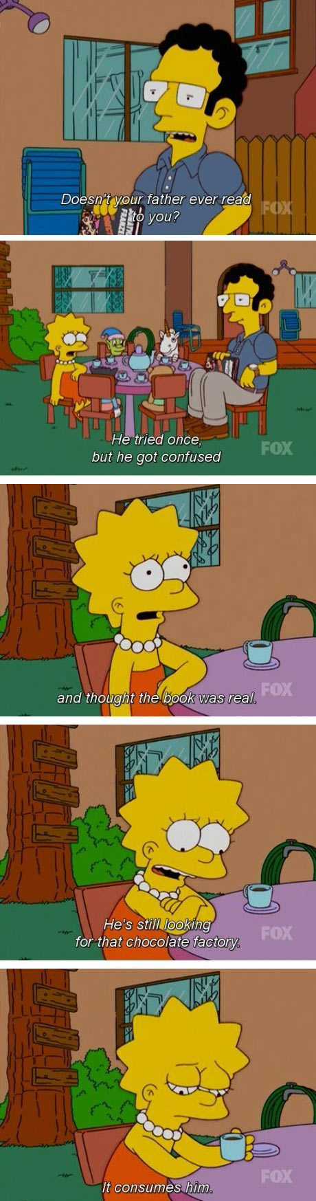My favorite Simpsons quote…