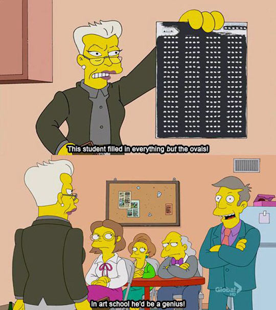 funny-Simpsons-test-filled-genius