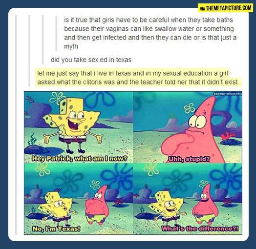 funny-Texas-education-SpongeBob