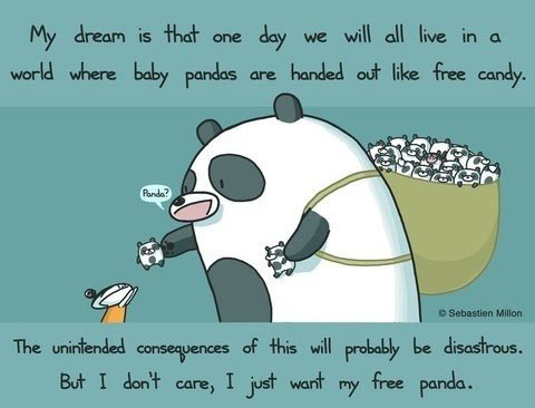 Give me my baby panda…