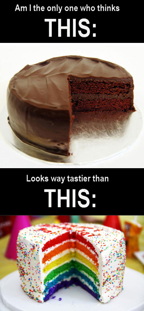 Chocolate is always better…