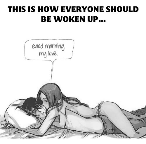 The best way to wake up…