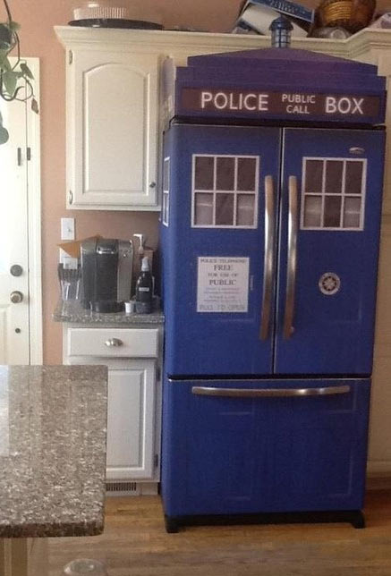 A TARDIS that you finally pull to open…