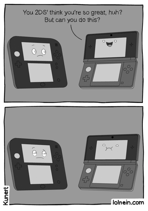 Nintendo’s 3DS vs 2DS…