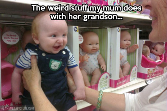 The crazy adventures of weird grandma…