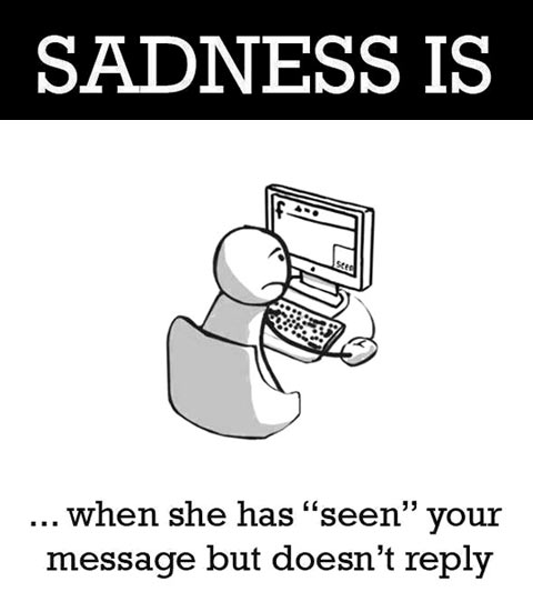 True sadness is…