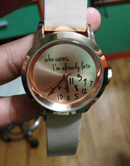A watch that suits me…