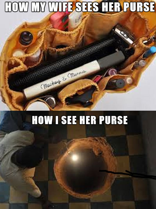 A woman’s purse…