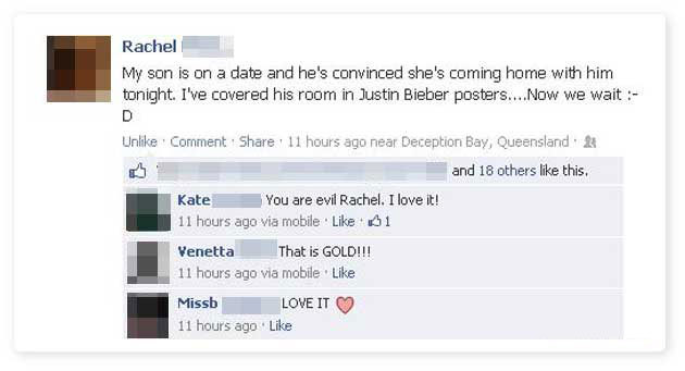 Why you shoulnd't befriend your parents on Facebook — 17