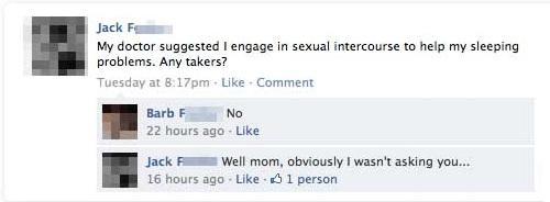Why you shoulnd't befriend your parents on Facebook — 4