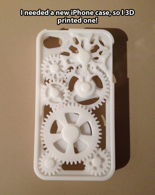 The perks of having a 3D printer…