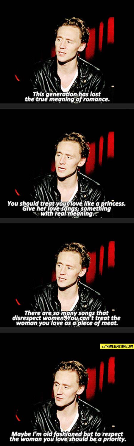 Tom Hiddleston, everybody…