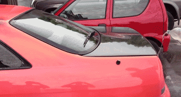 Heat-reactive car paint...