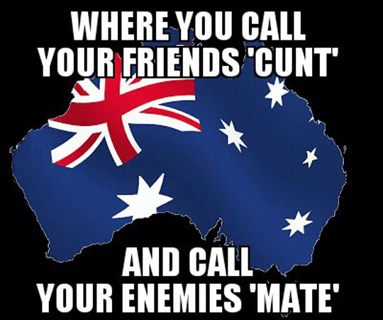 Australian logic…