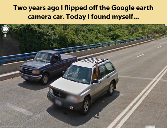 Found myself today in Google Maps…