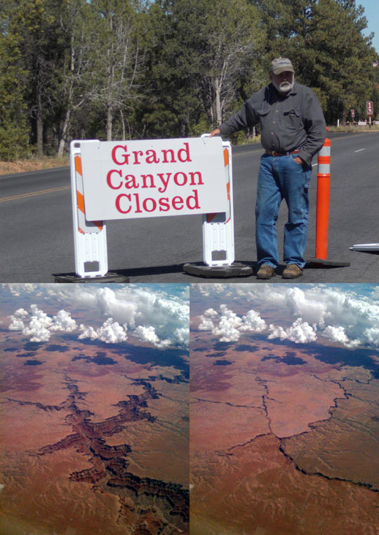 Grand Canyon closed…