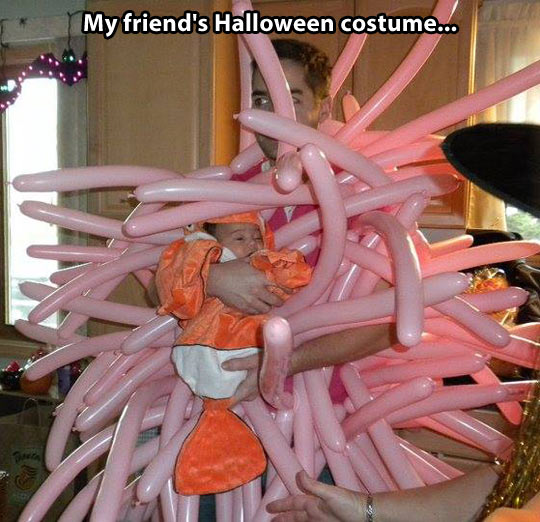 Very original Halloween costume…