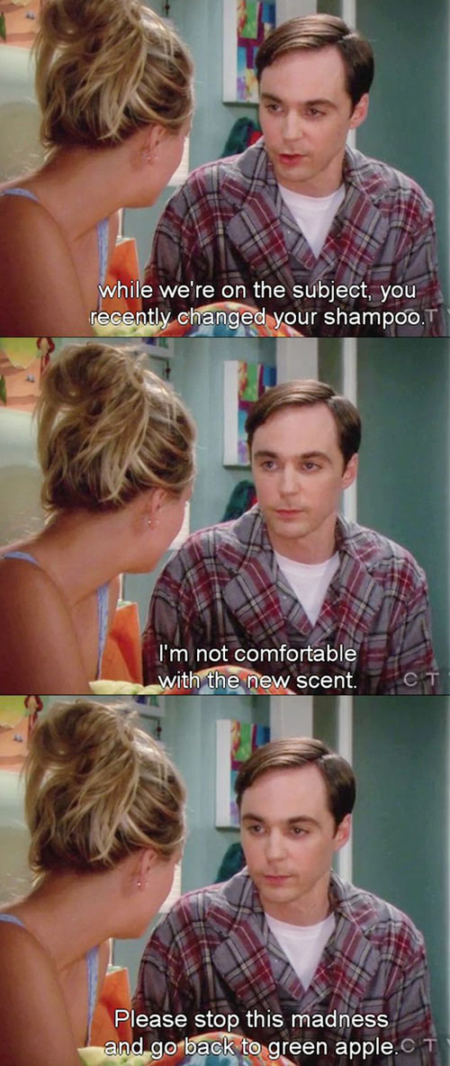 Sheldon’s reasonable request…