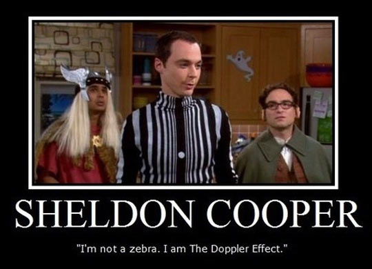 Doppler Sheldon Cooper…