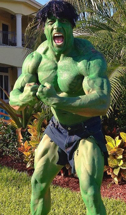 The Rock’s Halloween costume from last year…