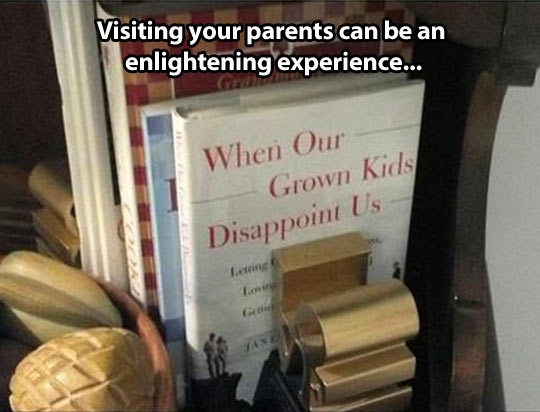 Visiting your parents…