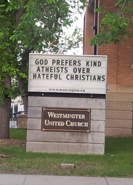 funny-church-sign-atheists-Christians