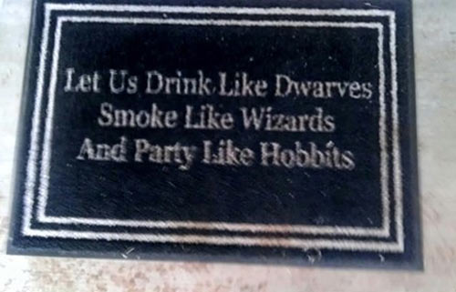 Partying like Hobbits…