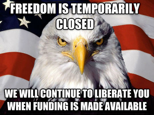 Freedom is closed, for now…