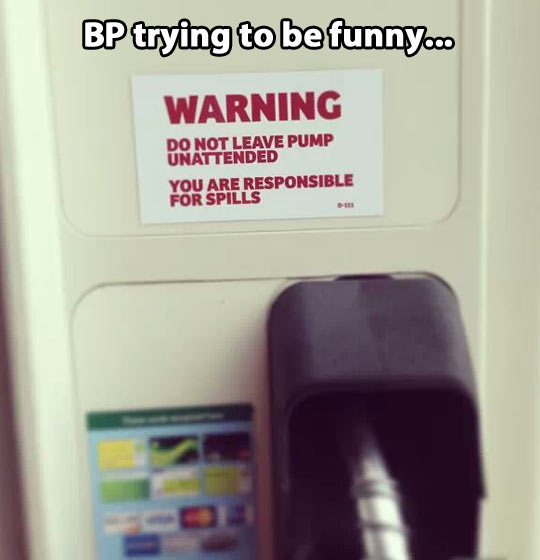 BP humor…