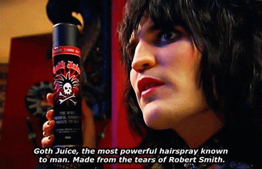 The most powerful hairspray known to man…