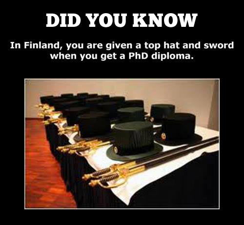 Finland knows how to do it right…