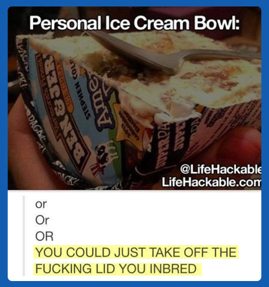 Another take on the personal ice cream bowl…