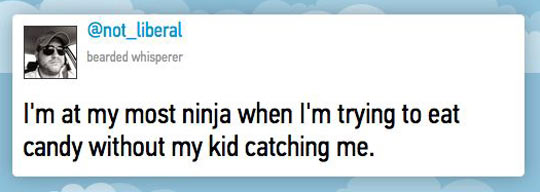 My most ninja time…