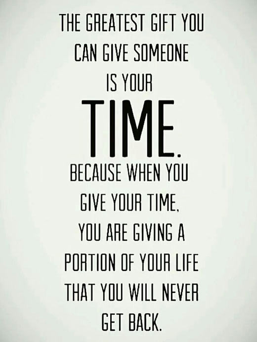 The greatest gift you can give someone…