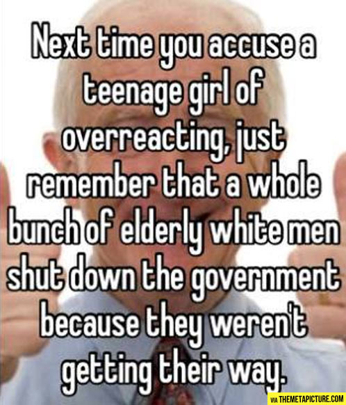 Before you accuse anyone of overreacting…